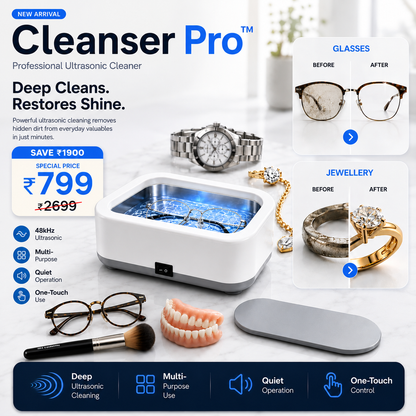 Cleanser Pro™ - Ultrasonic Water Cleaner 2.0