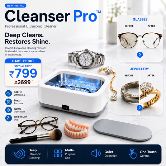 Cleanser Pro™ - Ultrasonic Water Cleaner 2.0