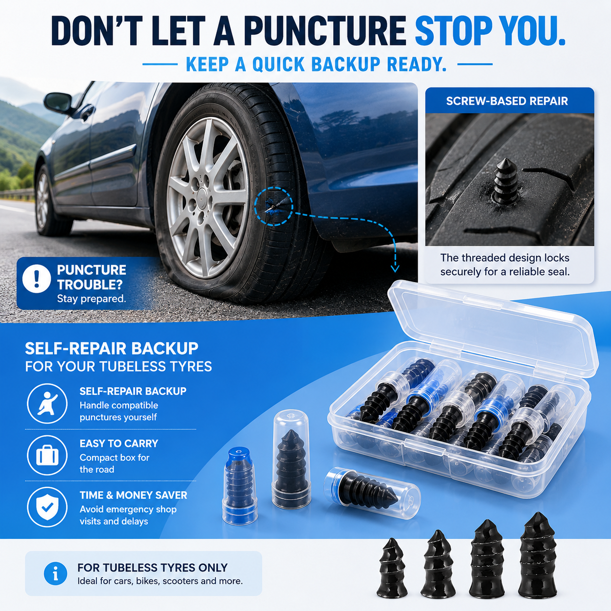 ScrewX Pro™ Kit — Vacuum Glue Screw Kit