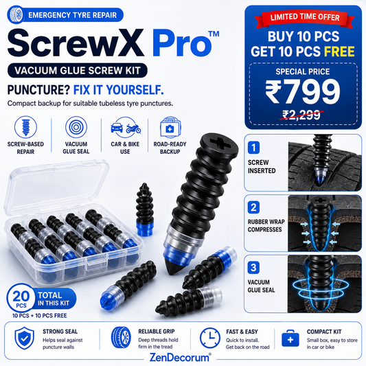 ScrewX Pro™ Kit — Vacuum Glue Screw Kit