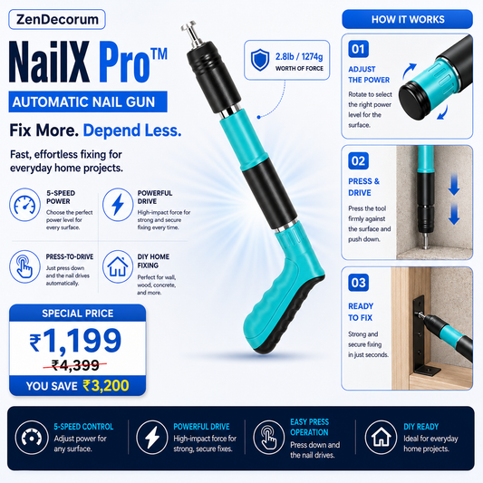 NailX Pro™ — Automatic Nail Gun