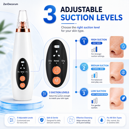 DermaX Pro™ — 6 in 1 Smart Blackhead & Pore Vacuum