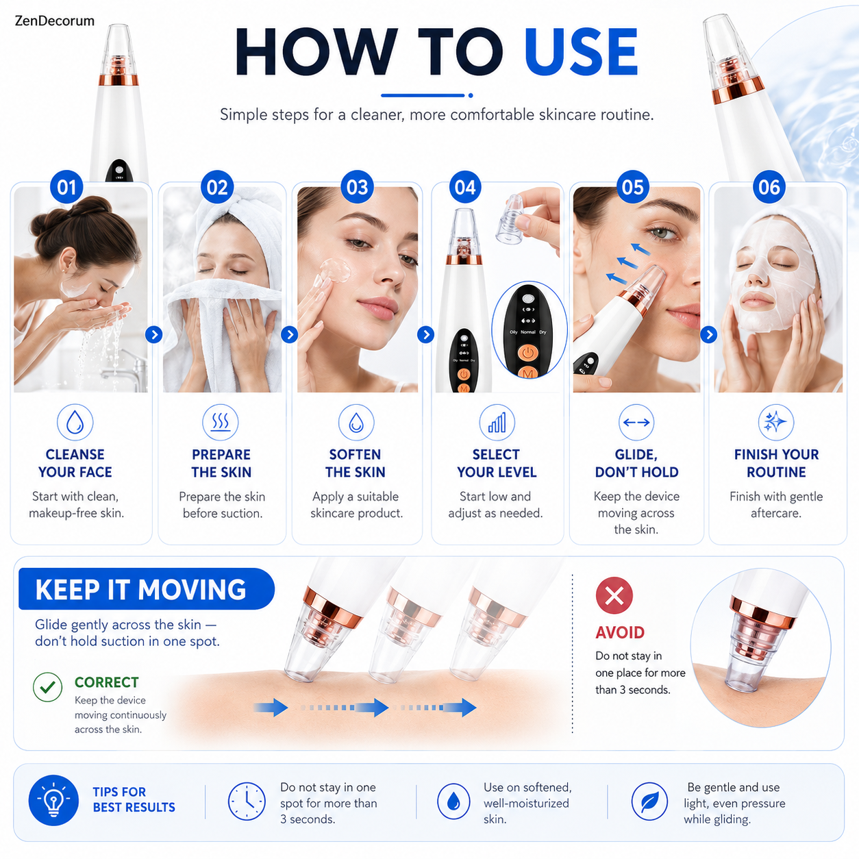 DermaX Pro™ — 6 in 1 Smart Blackhead & Pore Vacuum