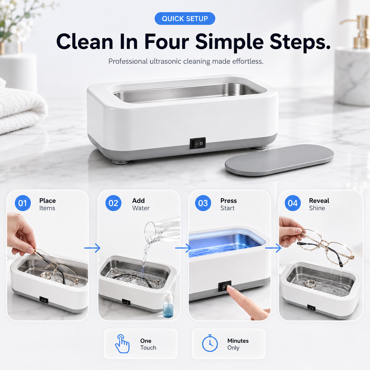Cleanser Pro™ - Ultrasonic Water Cleaner 2.0